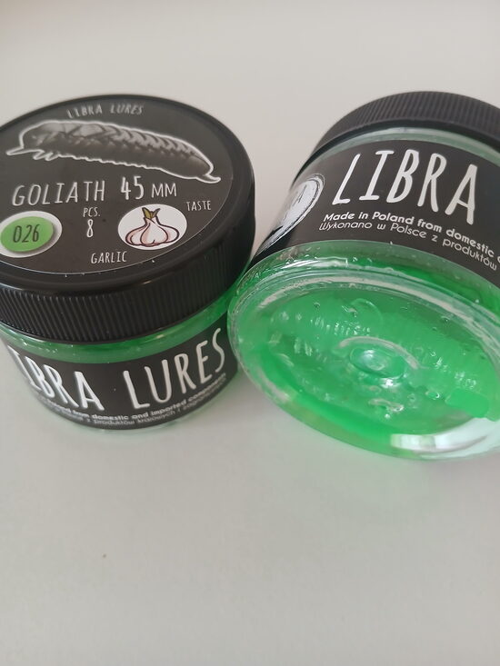 Goliath 45mm, 026-Hot Green, 2,9gr, Garlic, 8pcs/pack